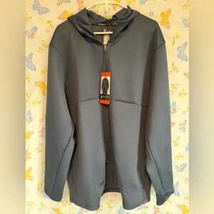 Spyder Active Men’s Blue Long Sleeve Stretch Full Zip Hoodie Jacket XXL NWT